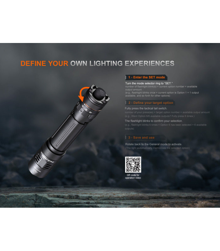 Φακός Fenix PD45R ACE Επαναφορτιζόμενος με USB