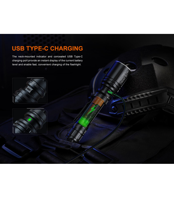 Φακός Fenix TK30R Επαναφορτιζόμενος με USB