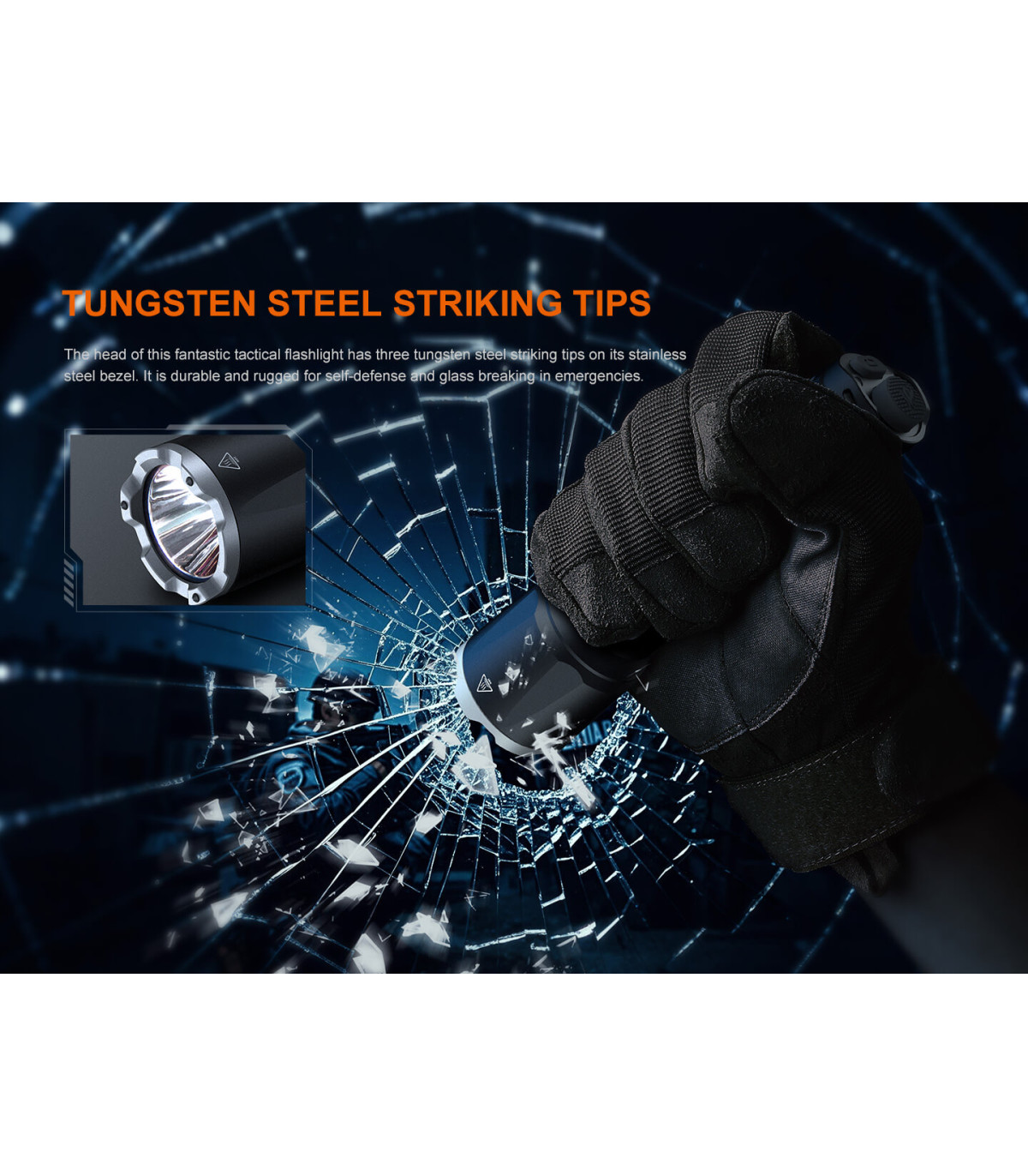 Φακός Fenix TK17 Επαναφορτιζόμενος με USB