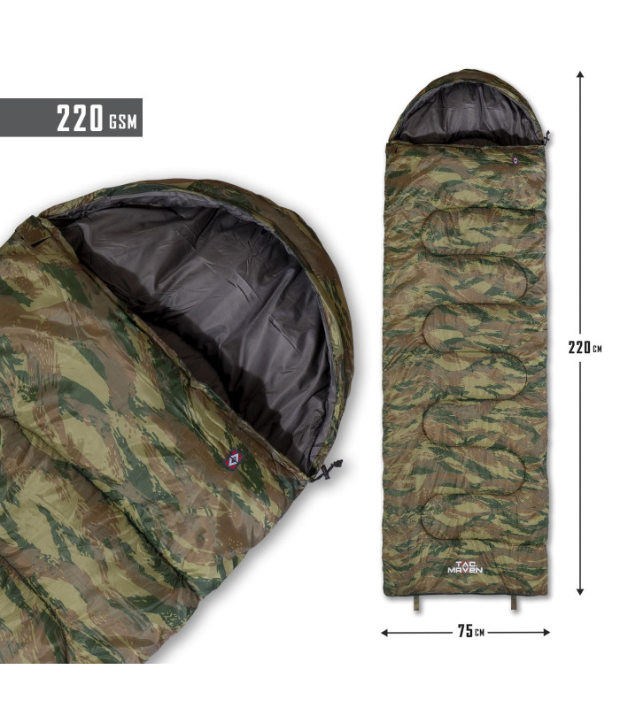 PENTAGON SENTINEL SLEEPING BAG 220GR/m² D19001-Camo