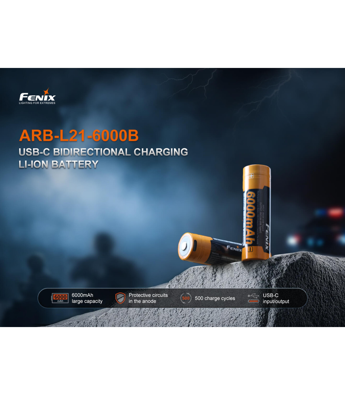 Μπαταρία Fenix ARB-L21-6000B Επαναφορτιζόμενη