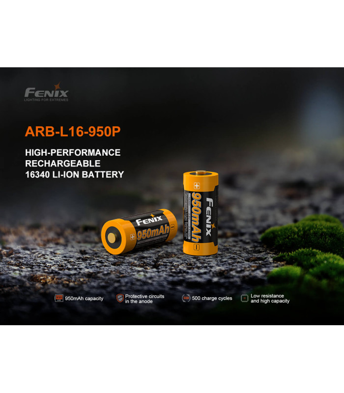 Μπαταρία Fenix ARB-L16-950P Επαναφορτιζόμενη 950mAh