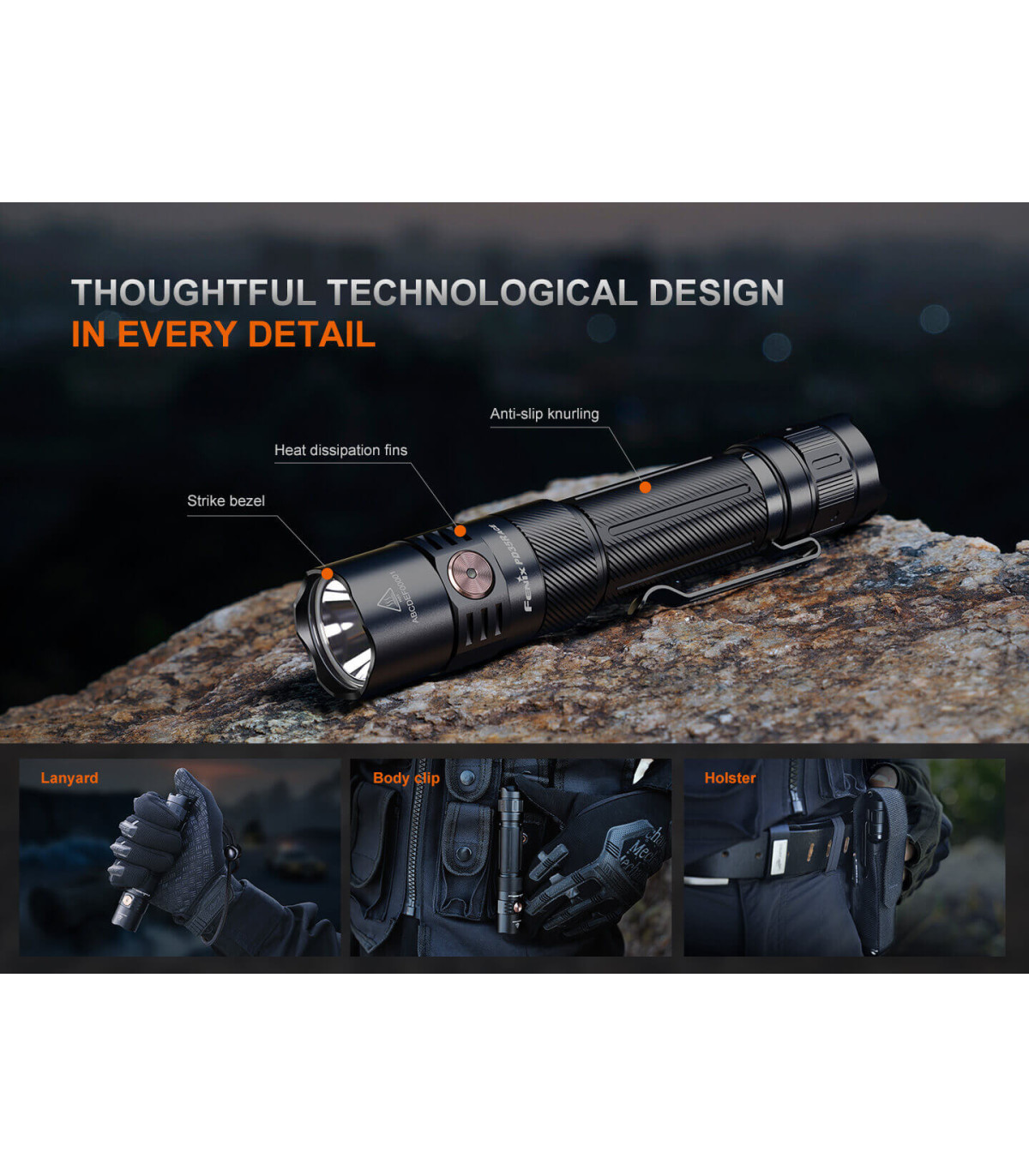 Φακός Fenix PD35R ACE Επαναφορτιζόμενος με USB