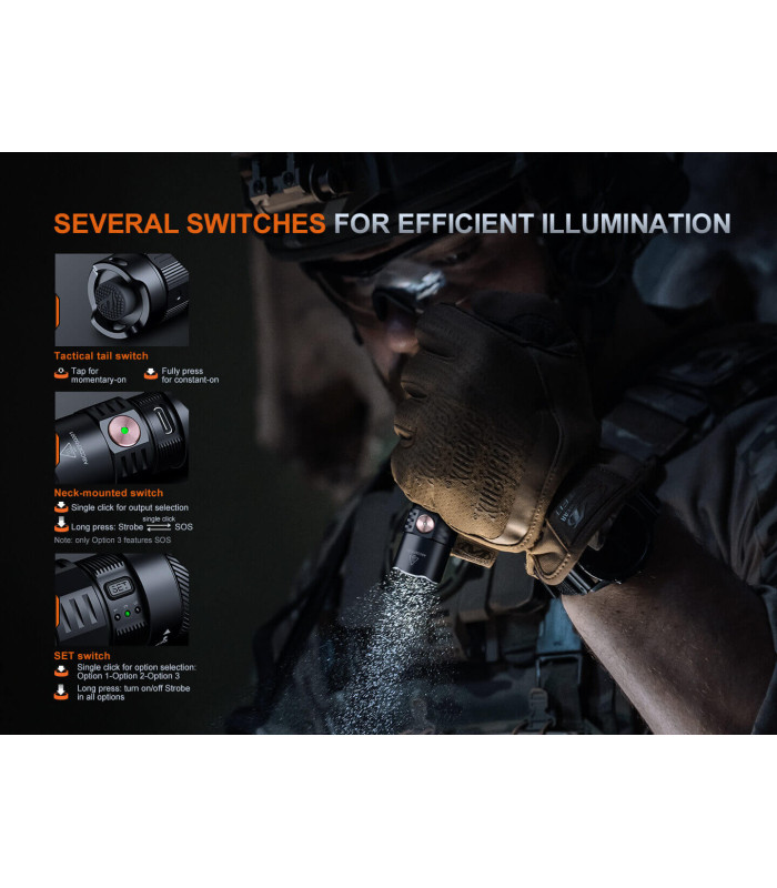 Φακός Fenix PD35R ACE Επαναφορτιζόμενος με USB