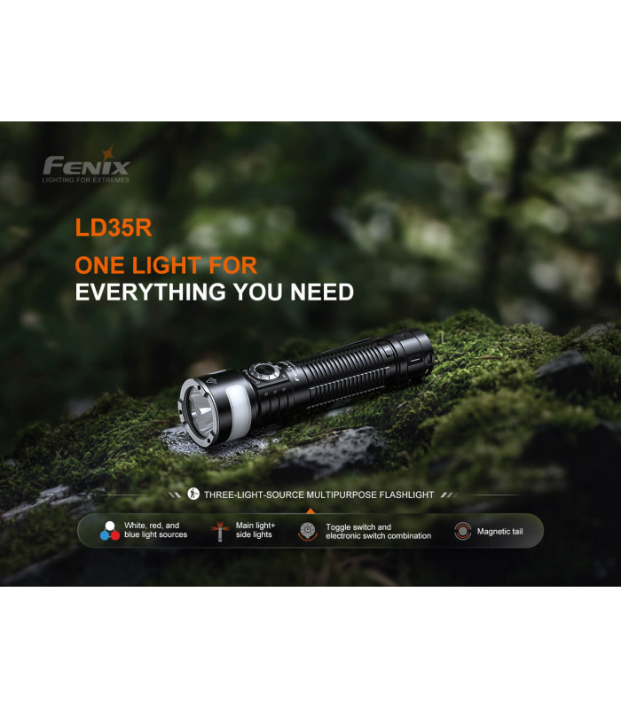Φακός Fenix LD35R Επαναφορτιζόμενος με USB