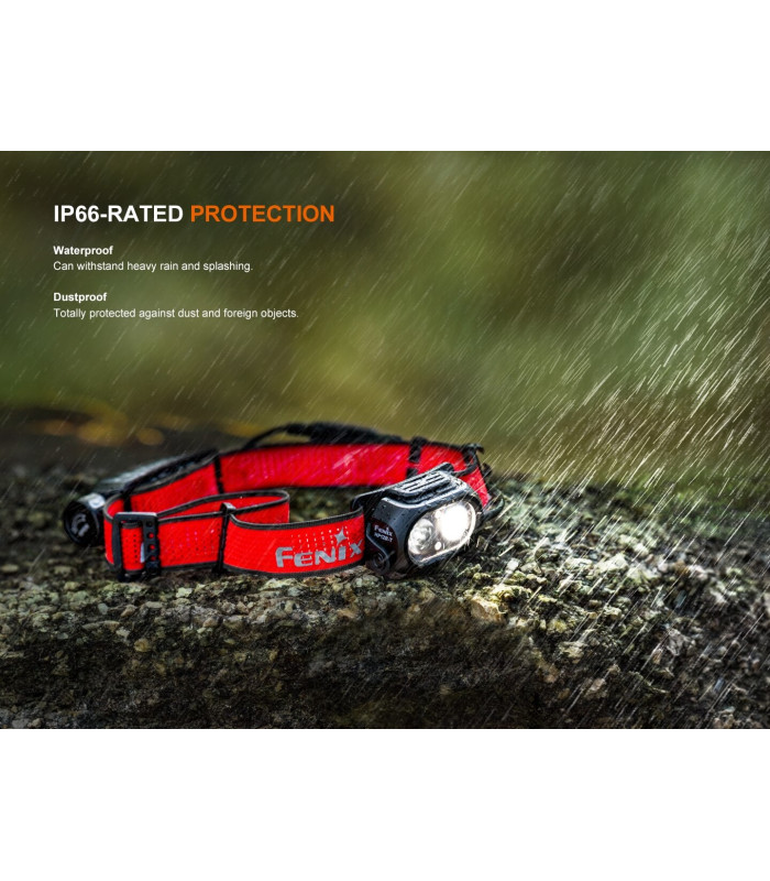 Φακός Κεφαλής Fenix HP12R-T Επαναφορτιζόμενος με USB