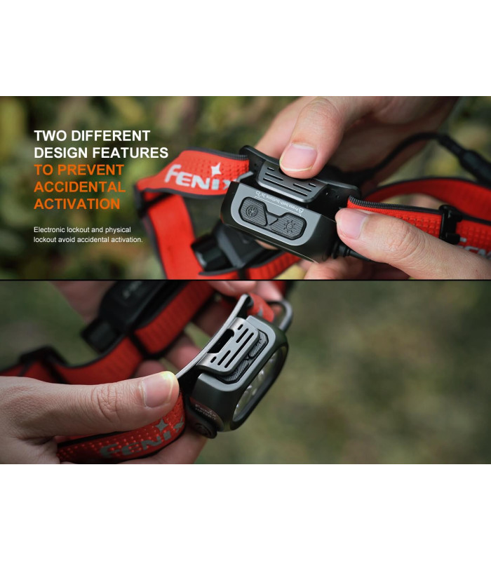 Φακός Κεφαλής Fenix HP12R-T Επαναφορτιζόμενος με USB