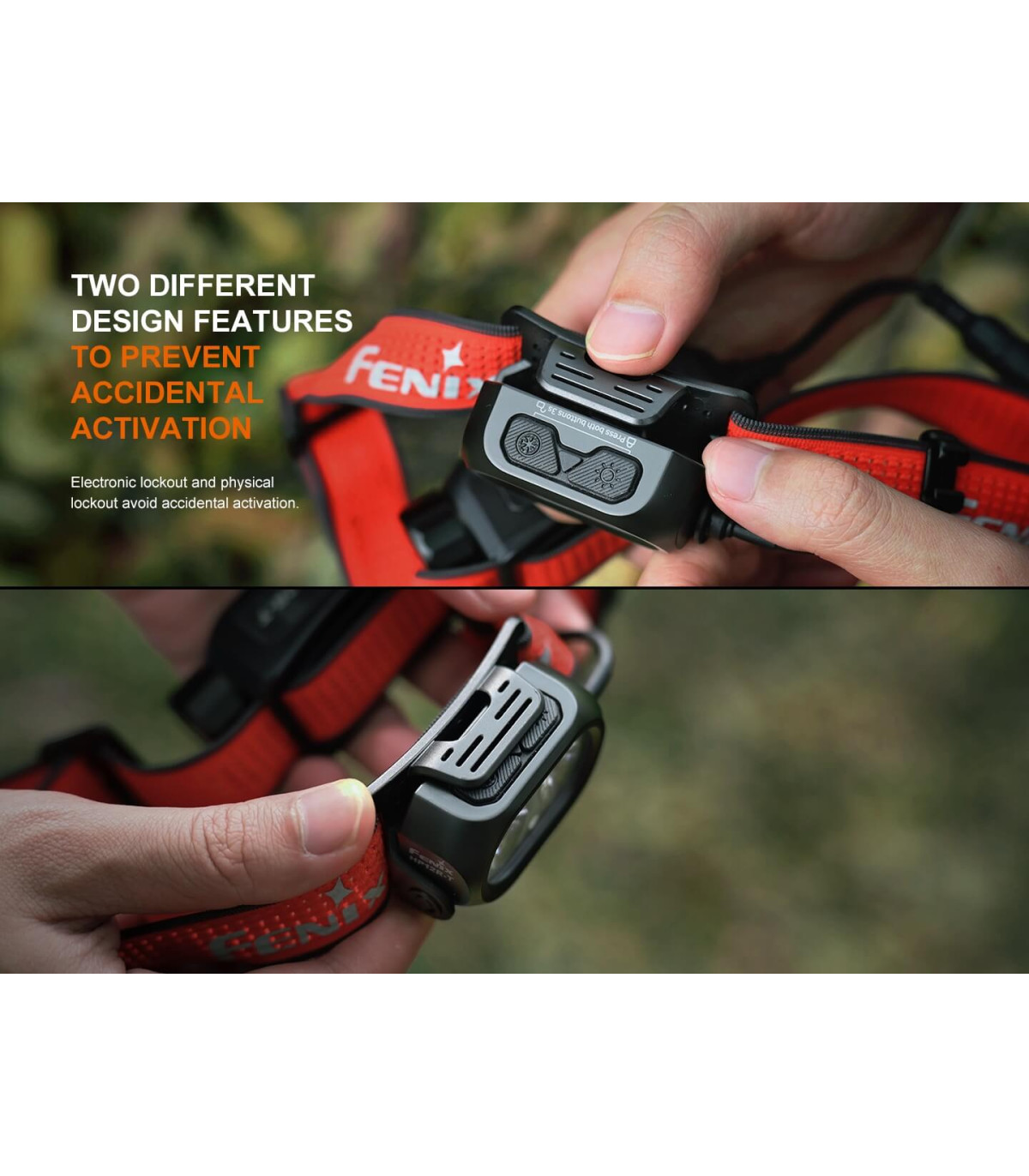 Φακός Κεφαλής Fenix HP12R-T Επαναφορτιζόμενος με USB
