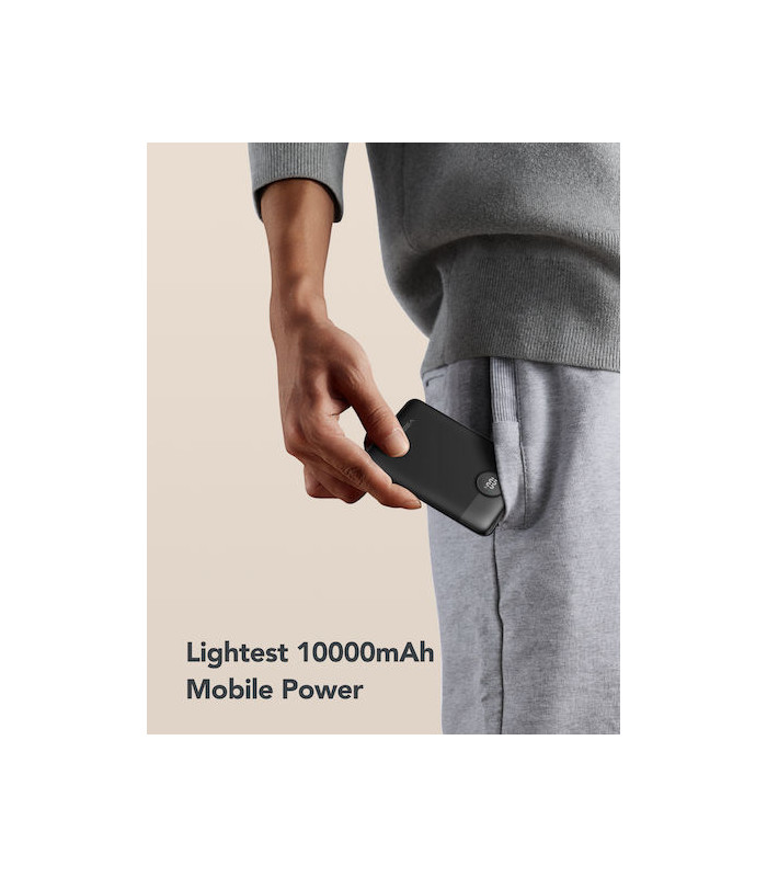 Power Bank Veger C11 10000mAh με Ενσωματωμένα Καλώδια 22.5W