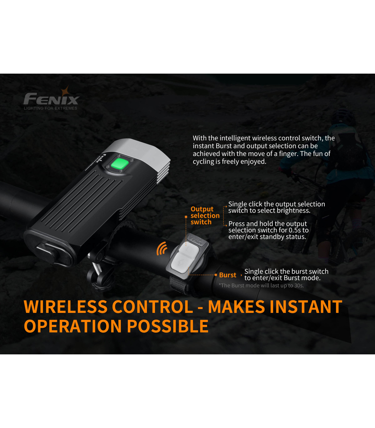 Φακός ποδηλάτου Fenix BC30 V2.0