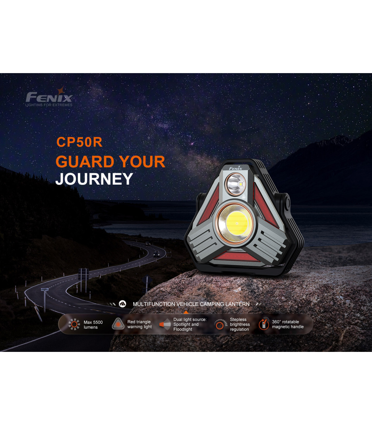 Φακός Fenix CP50R Επαναφορτιζόμενος με USB