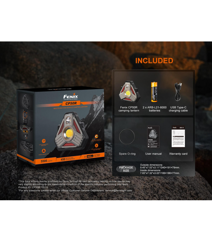 Φακός Fenix CP50R Επαναφορτιζόμενος με USB