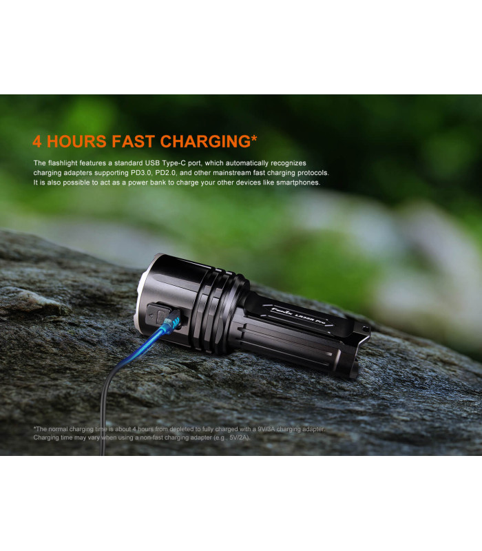 Φακός Fenix LR35R PRO Επαναφορτιζόμενος με USB