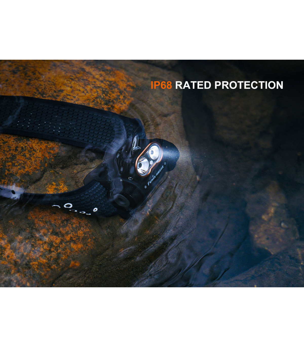 Φακός Κεφαλής Fenix HM55R Επαναφορτιζόμενος με USB