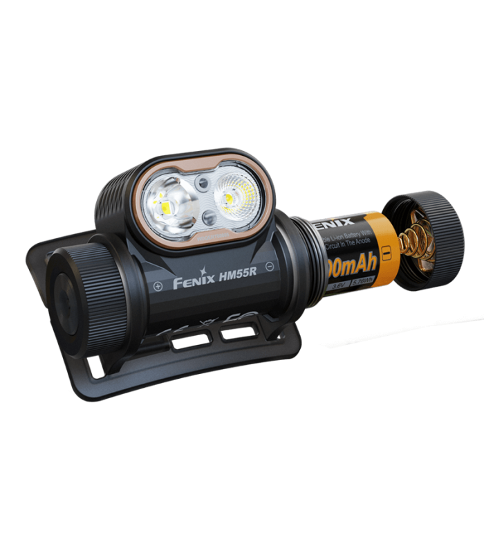 Φακός Κεφαλής Fenix HM55R Επαναφορτιζόμενος με USB