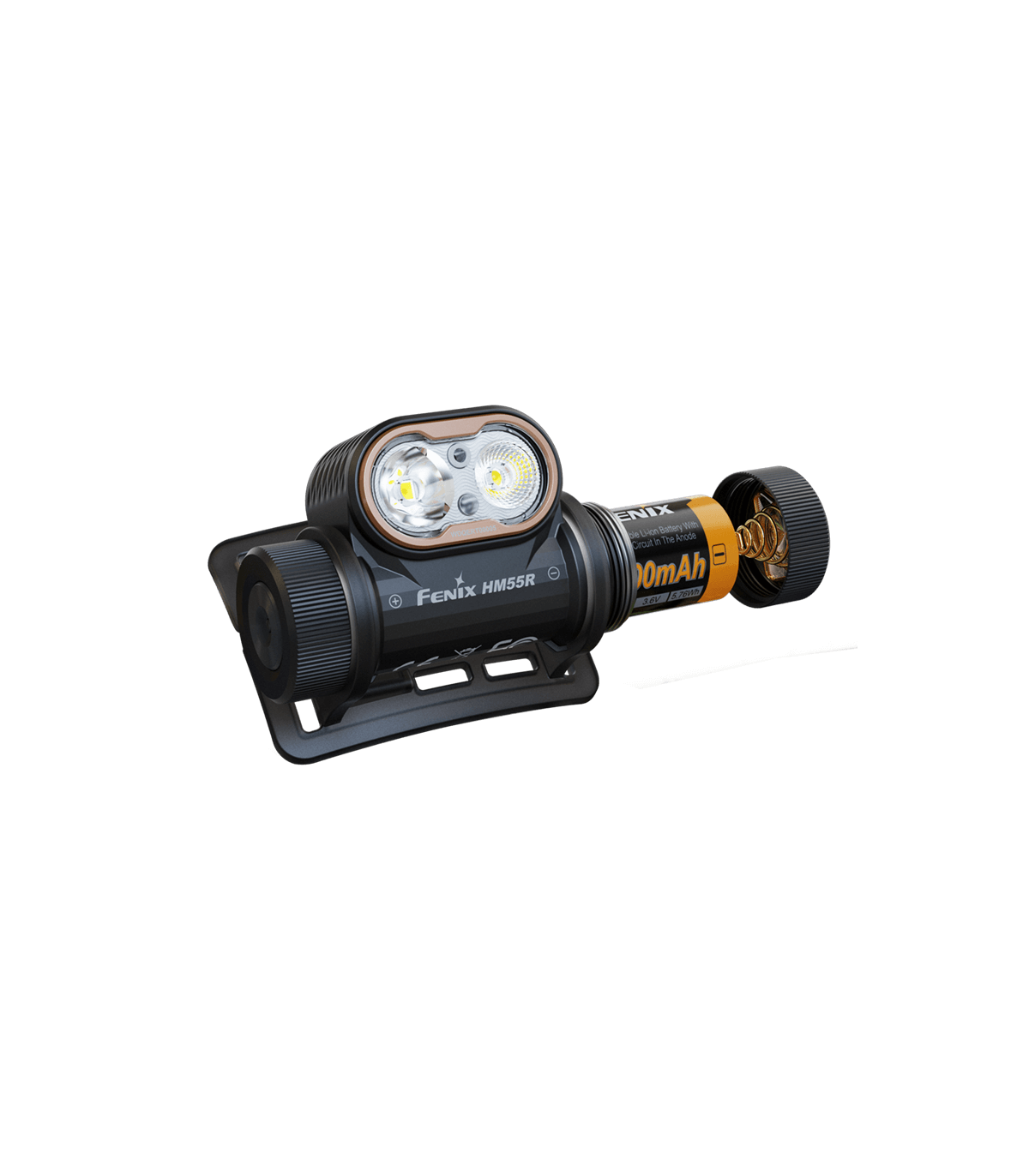 Φακός Κεφαλής Fenix HM55R Επαναφορτιζόμενος με USB
