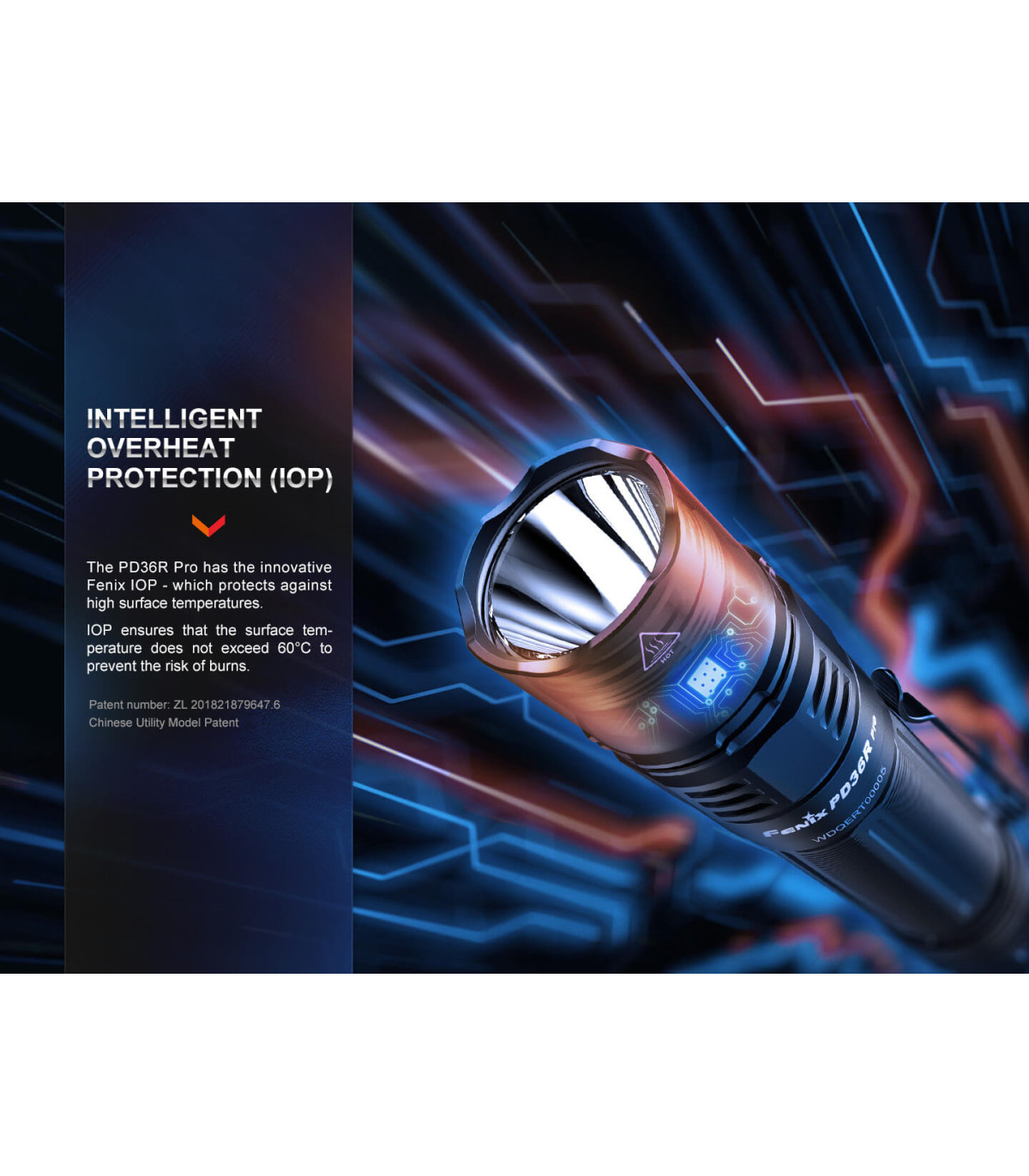 Φακός Fenix PD36R Pro Επαναφορτιζόμενος με USB Δώρο E03R V2.0