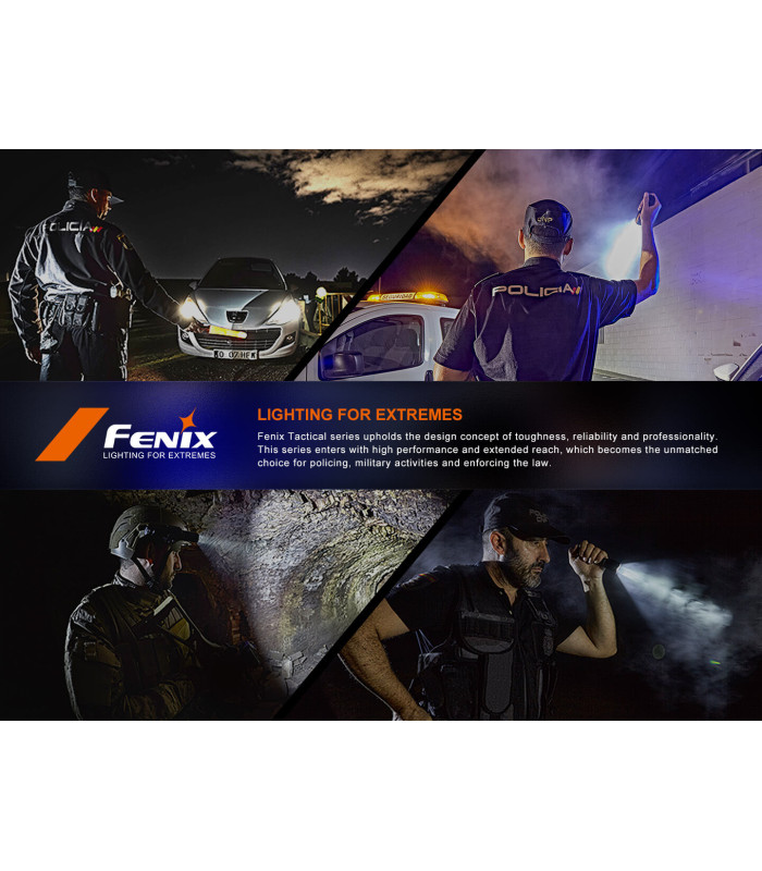 Φακός Fenix PD36R Pro Επαναφορτιζόμενος με USB Δώρο E03R V2.0