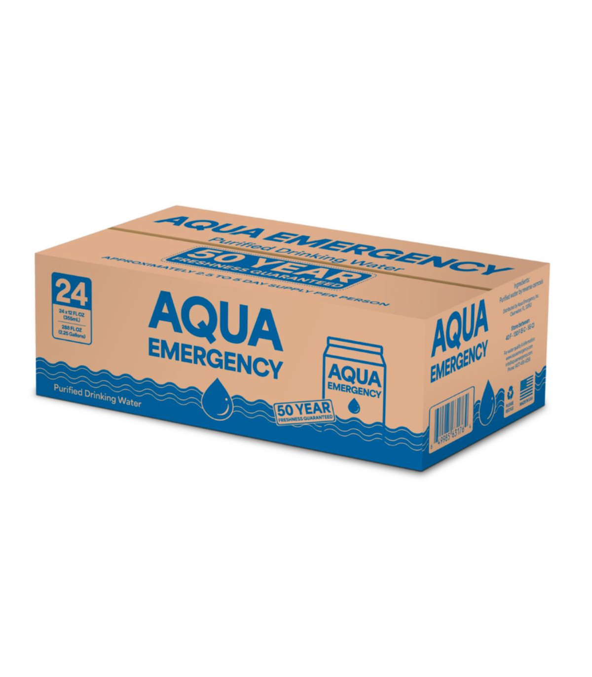 Νερό Έκτακτης Ανάγκης Λήξη σε 50 χρόνια Aqua Emergency