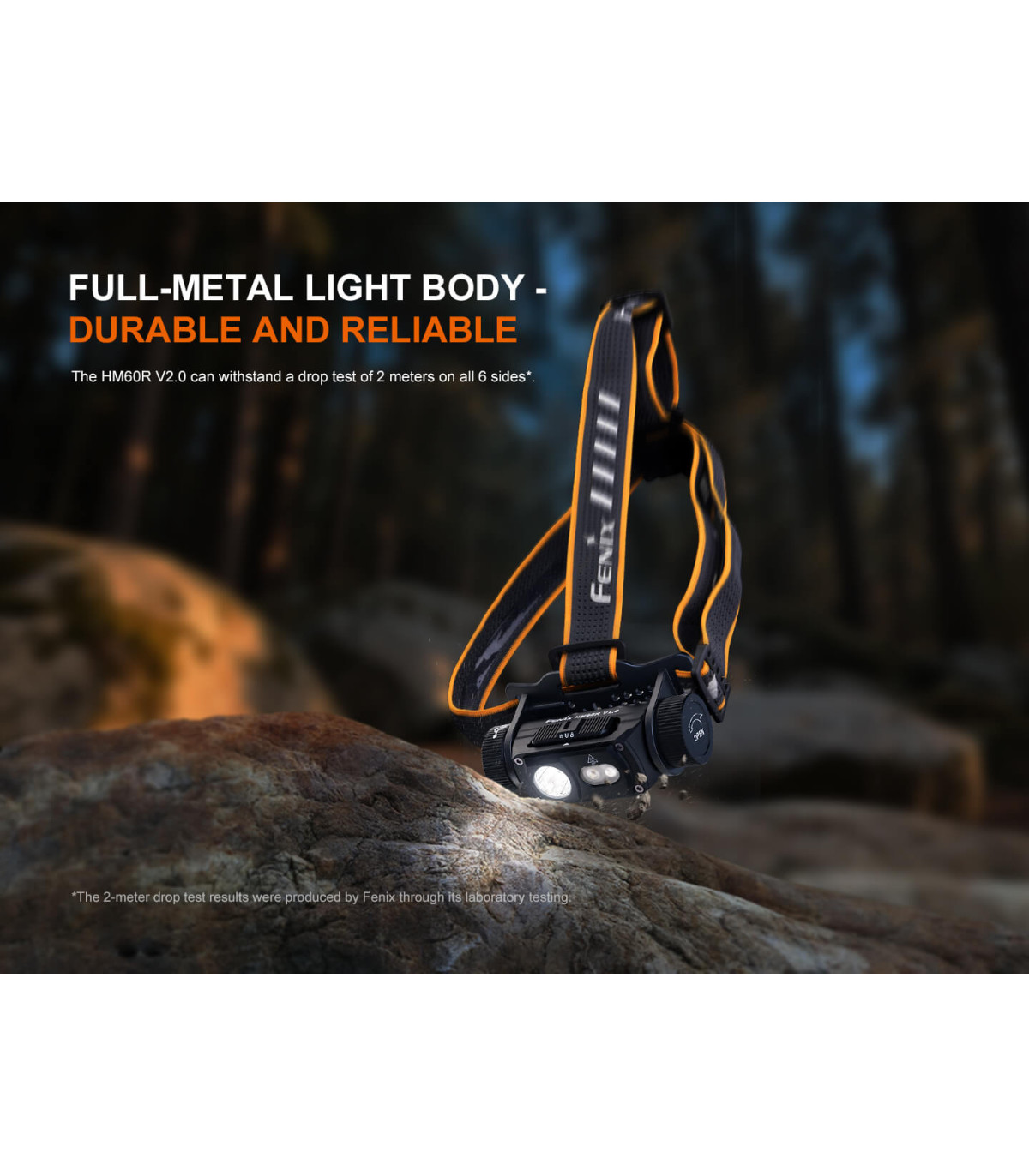 Φακός Κεφαλής Fenix HM60R V2.0 Επαναφορτιζόμενος με USB