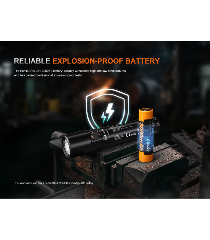 Φακός Fenix WF30RE 2025 ATEX Explosion proof Επαναφορτιζόμενος με usb