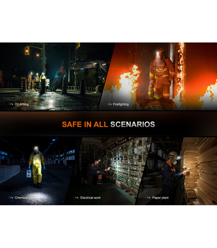 Φακός Fenix WH35RE 2025 ATEX Explosion proof Επαναφορτιζόμενος με usb