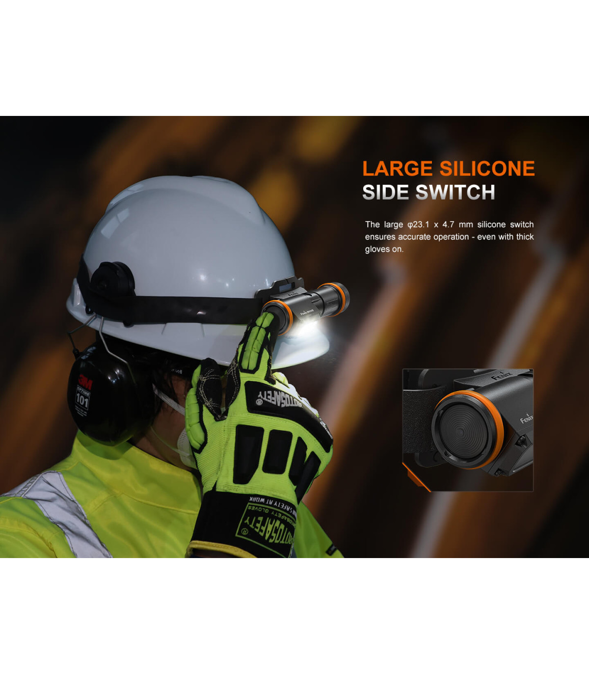 Φακός Fenix WH35RE 2025 ATEX Explosion proof Επαναφορτιζόμενος με usb