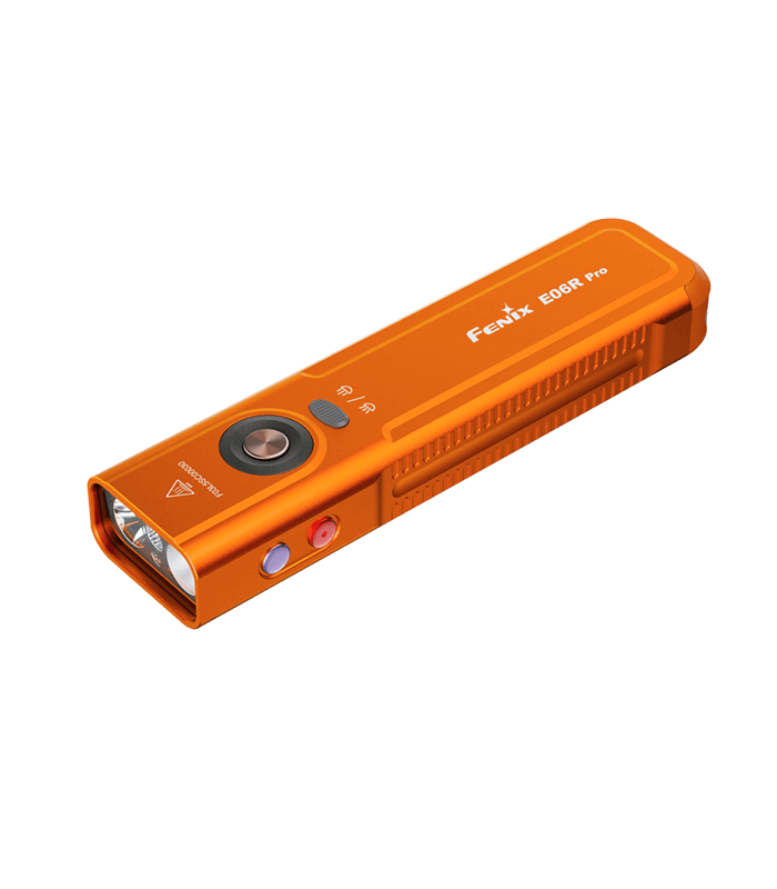 Φακός Fenix E06R PRO Πορτοκαλί Επαναφορτιζόμενος Με USB