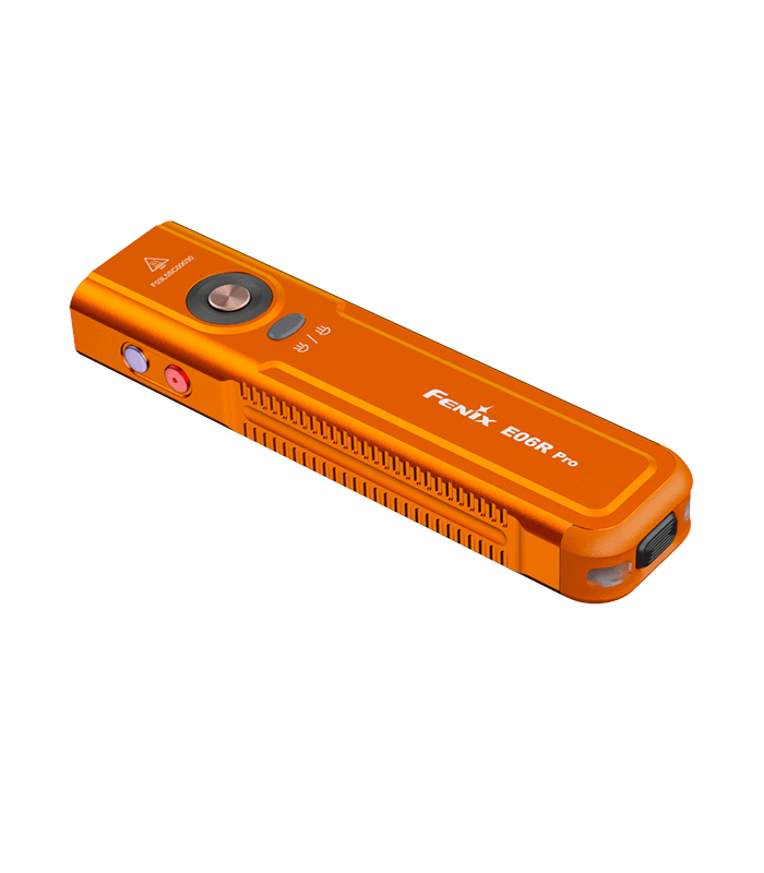 Φακός Fenix E06R PRO Πορτοκαλί Επαναφορτιζόμενος Με USB
