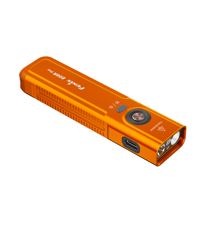 Φακός Fenix E06R PRO Πορτοκαλί Επαναφορτιζόμενος Με USB
