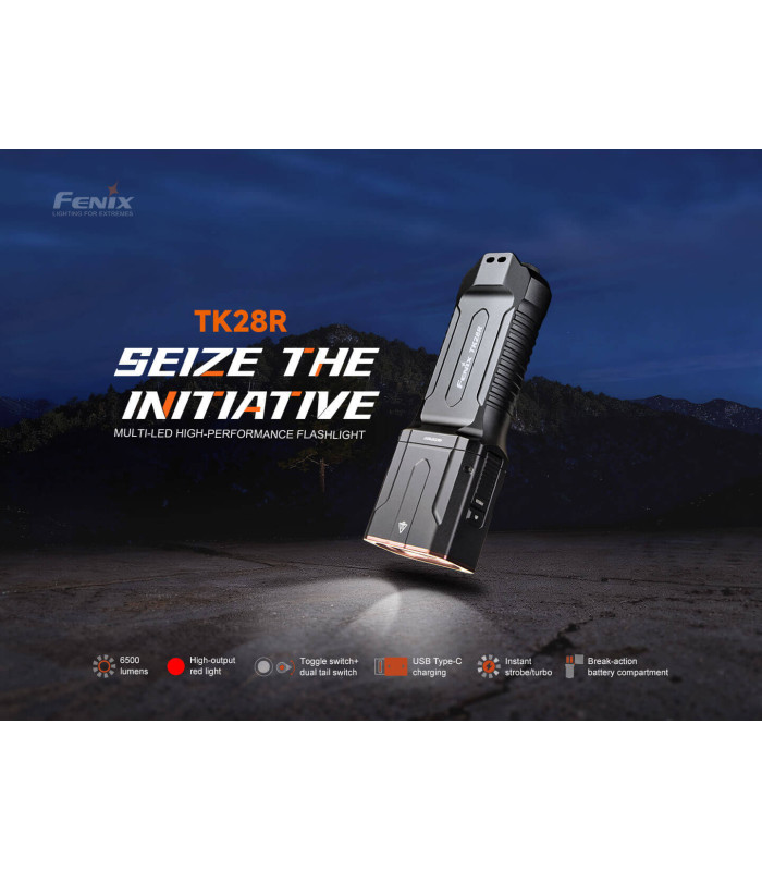 Φακός Fenix TK28R Επαναφορτιζόμενος με usb