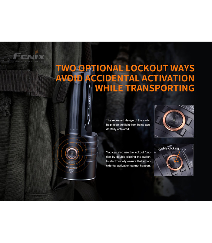 Φακός Fenix LR35R Επαναφορτιζόμενος με USB