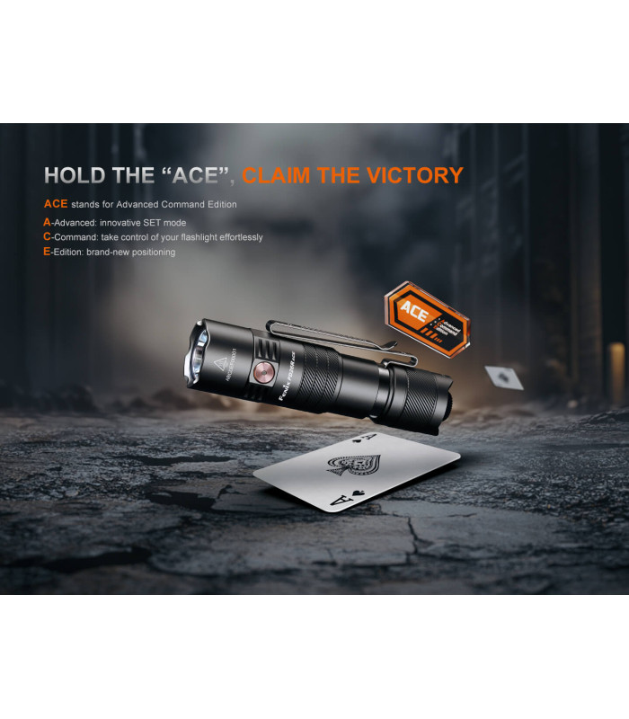 Φακός Fenix PD26R ACE Επαναφορτιζόμενος με USB