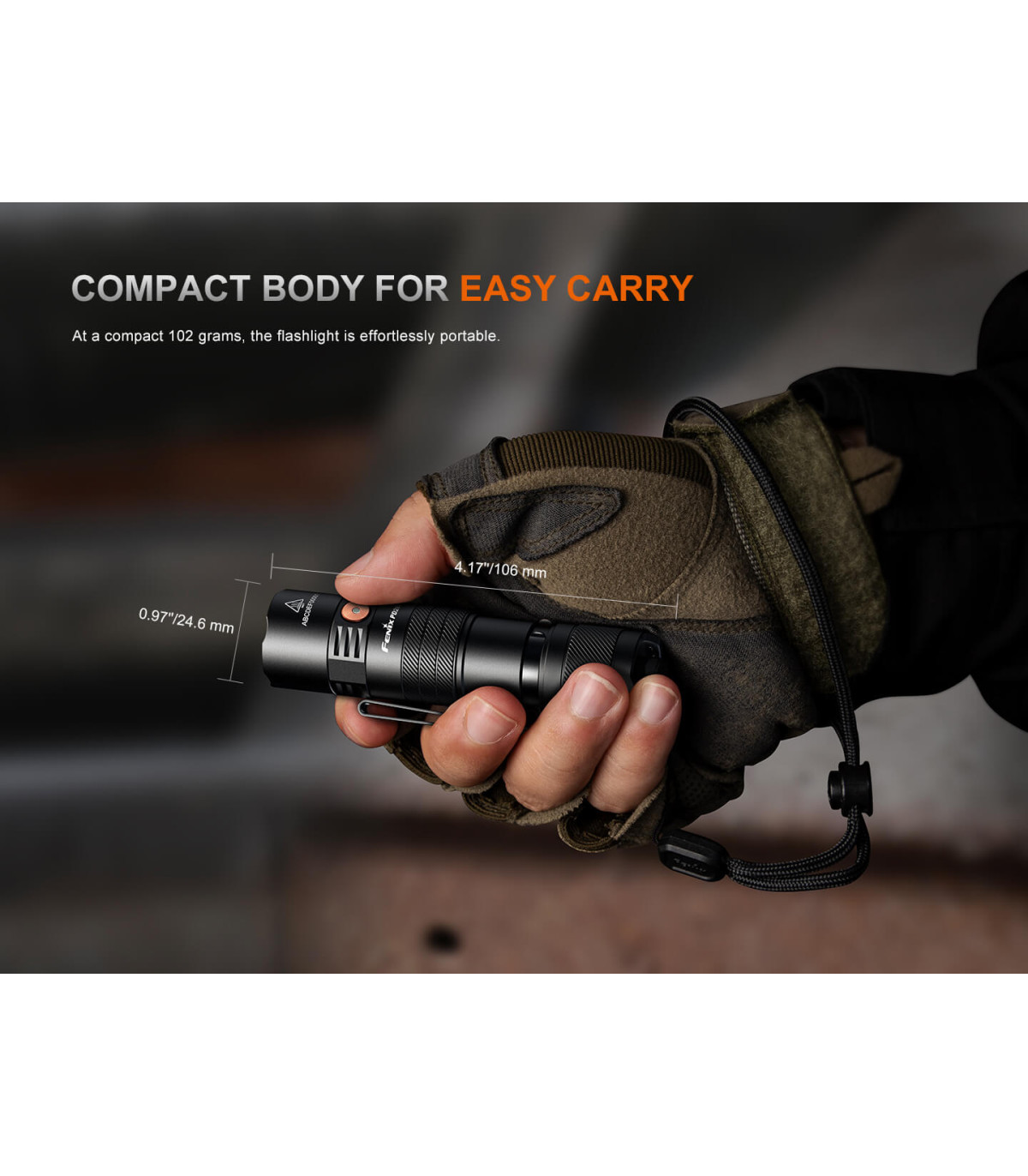 Φακός Fenix PD26R ACE Επαναφορτιζόμενος με USB