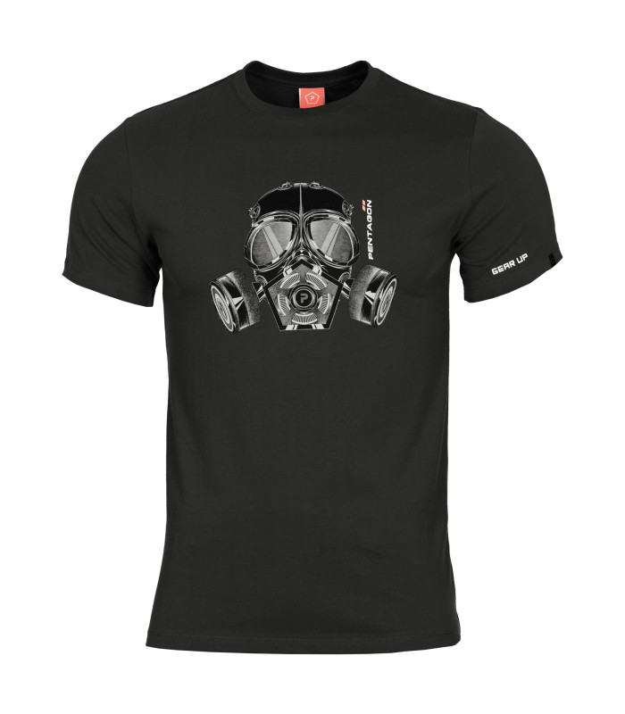 Μπλουζάκι Pentagon Ageron Gas Mask T-Shirt Βαμβακερό | Sabotage Oddal