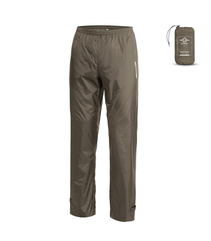 PENTAGON CLOUDBURST PACKABLE UNISEX RAIN PANTS K07021