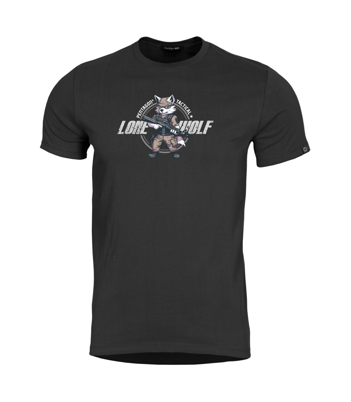 Pentagon Ageron Lone Wolf T-Shirt Ring-Spun Cotton | Sabotage Oddal