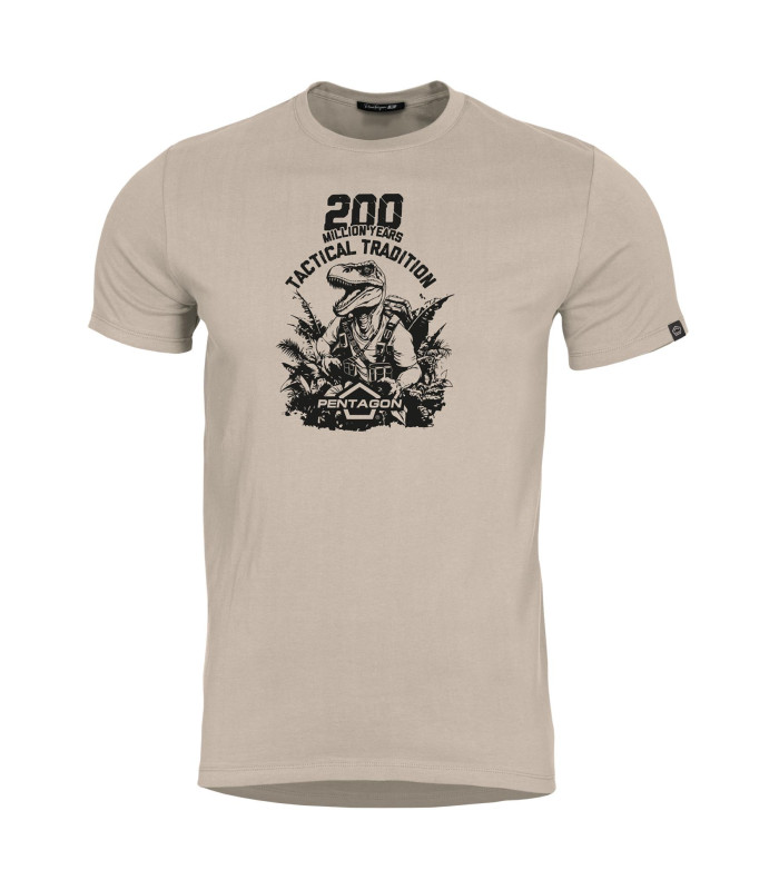 Pentagon T-Rex T-Shirt Ring-Spun Cotton | Sabotage Oddal