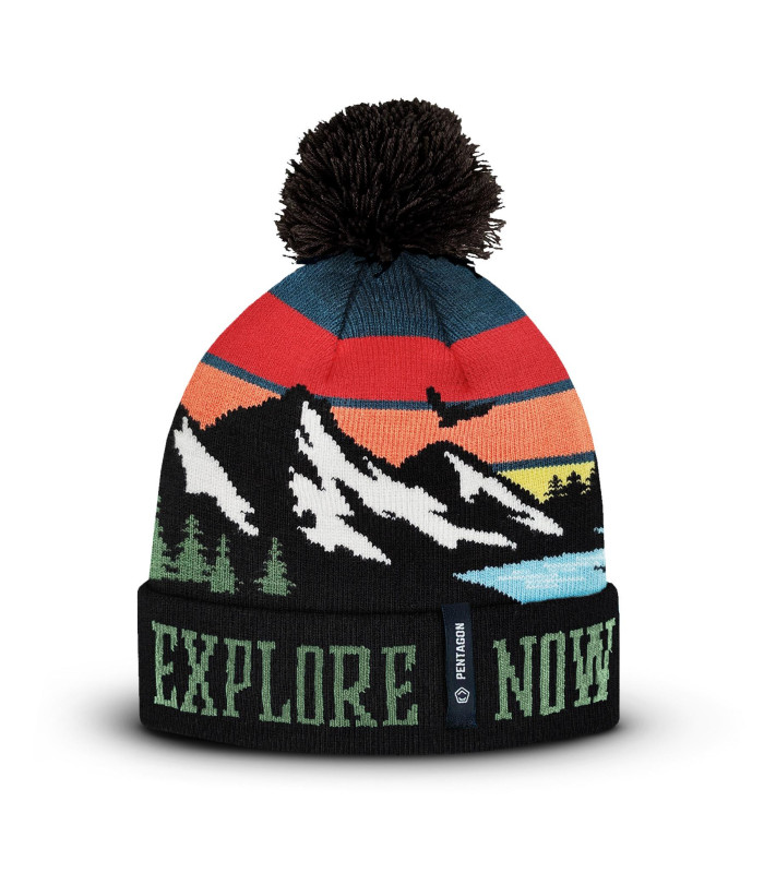 PENTAGON SANCTUARY \"MOUNTAIN\" KNIT BEANIE K13060-MO