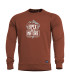 Pentagon Hawk Apex Of Nature Sweater Cotton Blend Printed Maroon Red | Sabotage Oddal