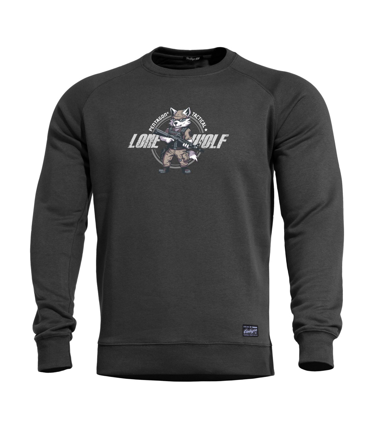 Pentagon Hawk Lone Wolf Sweatshirt Printed | Sabotage Oddal
