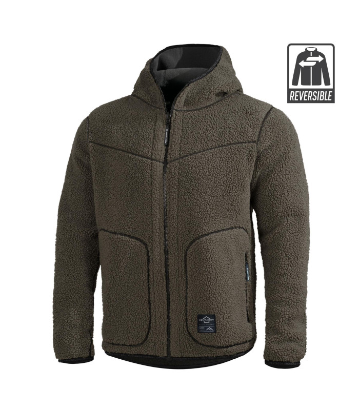 PENTAGON IANOS SHERPA 2-IN-1 REVERSIBLE FLEECE JACKET | K09057