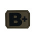 MILTEC 3D BLOOD TYPE PATCH B (+)