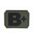 MILTEC 3D BLOOD TYPE PATCH B (+)