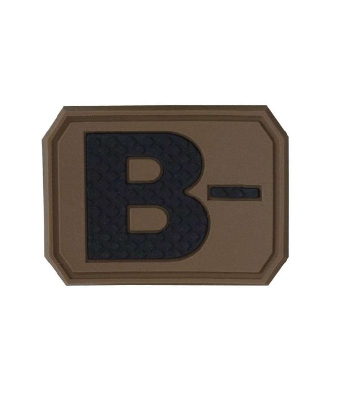 MILTEC 3D BLOOD TYPE PATCH B (-)
