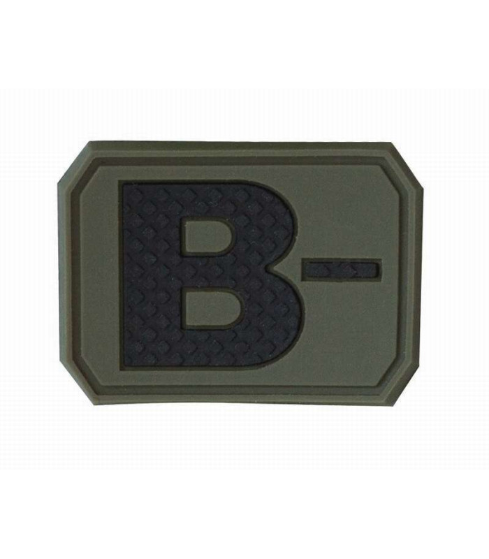 MILTEC 3D BLOOD TYPE PATCH B (-)