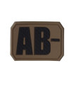 MILTEC 3D BLOOD TYPE PATCH AB (-)