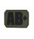 MILTEC 3D BLOOD TYPE PATCH A (+)