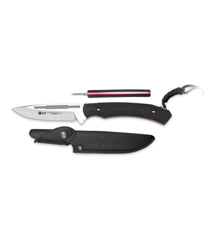 ΜΑΧΑΙΡΙ K25 micarta tactical knife. Onyx black, 32823