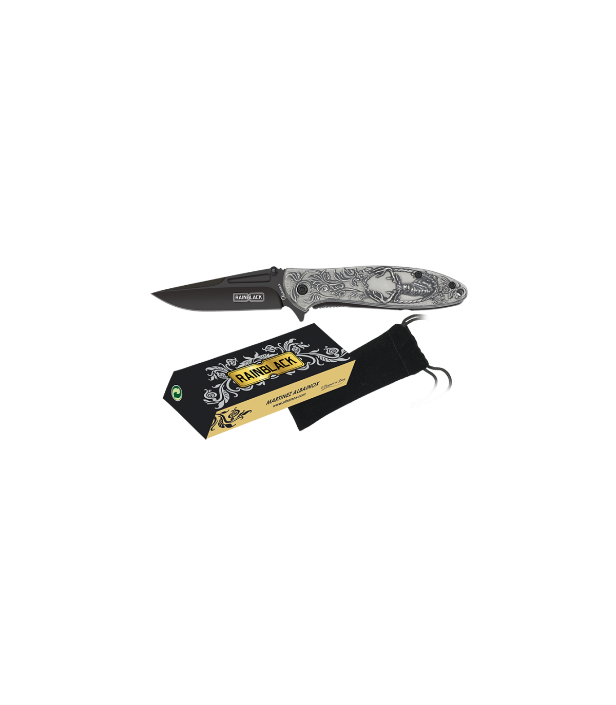 ΣΟΥΓΙΑΣ ALBAINOX, Rainblack deer pocket knife, 25300
